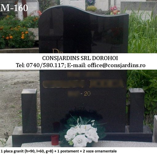Monument funerar Consjardins - Dorohoi Botosani
